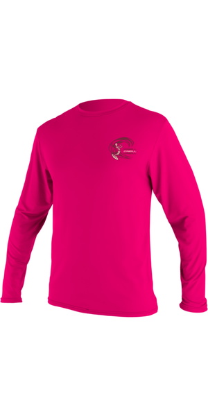 2026 O'Neill Junior Basic Skins Long Sleeve Sun Shirt 5711G - Watermelon
